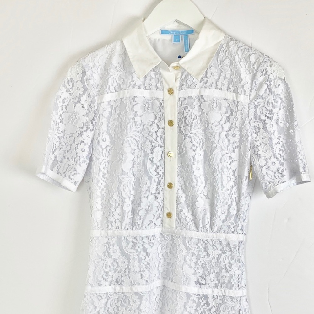 Draper James | Meadow Lace Shirt Dress - Picture 4 of 8